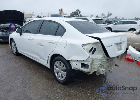 2012 Honda Civic Lx z USA, uszkodzony, nr VIN 19XFB2F54CE302941